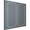Ekena Millwork 31-in. W x 62-in. H Seville Panel Moulding Kit Double Panel PMLKSE31X62B - alternate 9